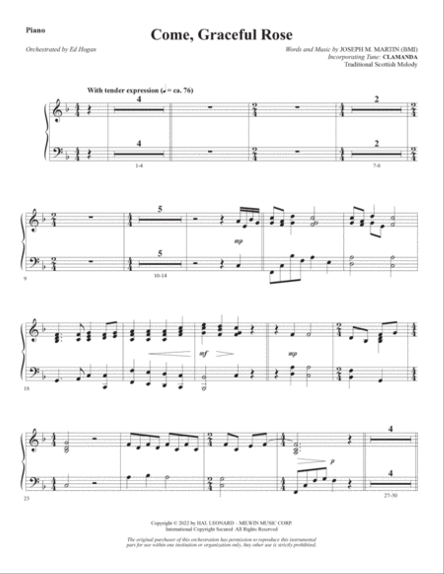 A Weary World Rejoices (A Chamber Cantata For Christmas) - Piano Choir scores gallery preview page 20