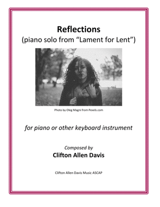 Reflections (solo piano) original composition by Clifton Davis