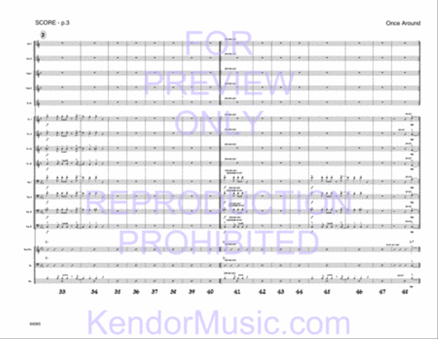 Once Around Jazz Ensemble scores gallery preview page 6