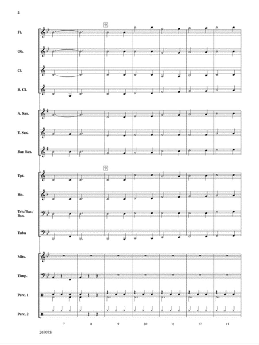 The Wizard of Oz, Themes from Concert Band scores gallery preview page 3