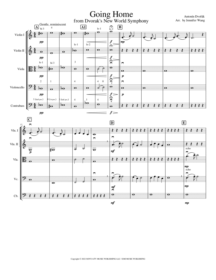 Largo Chamber Music scores gallery preview page 1