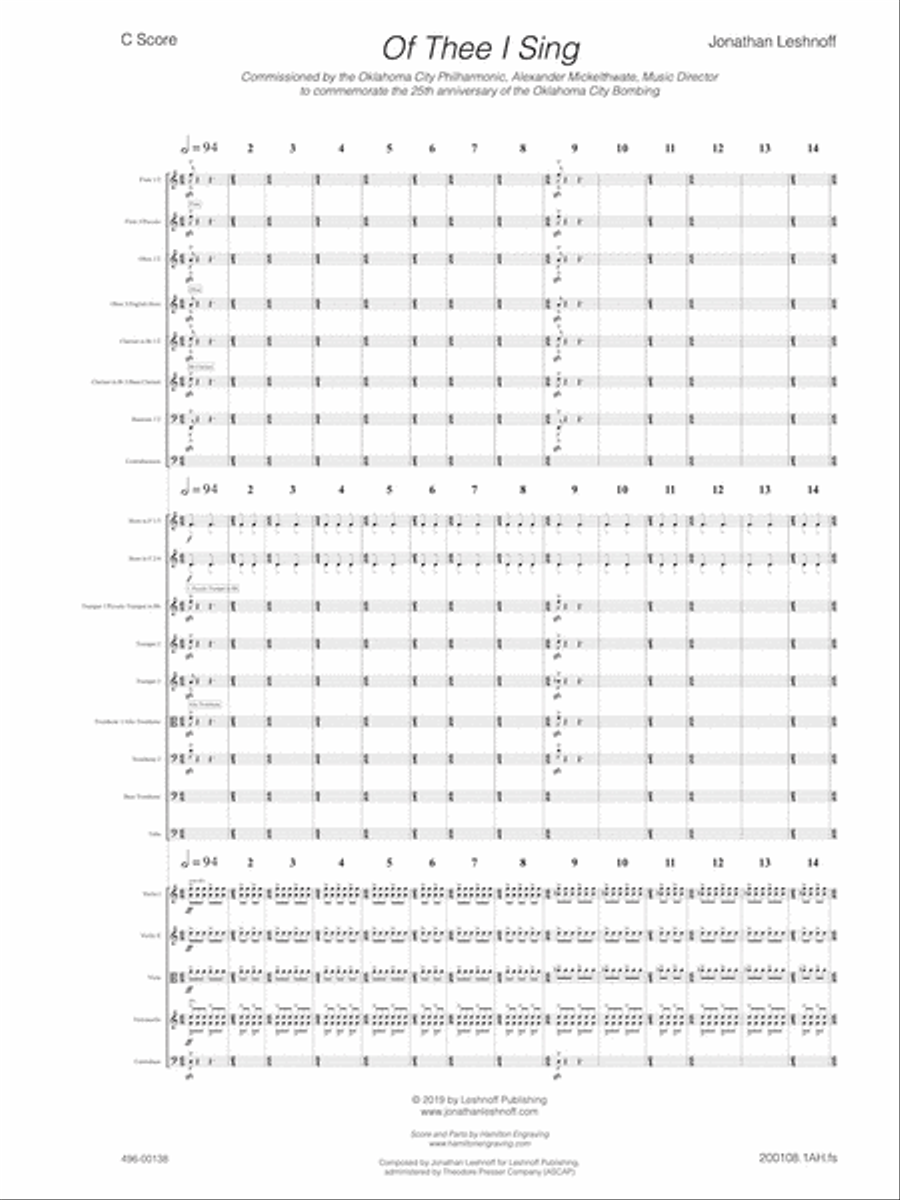 Of Thee I Sing Of Thee I Sing Chamber Music scores gallery preview page 2