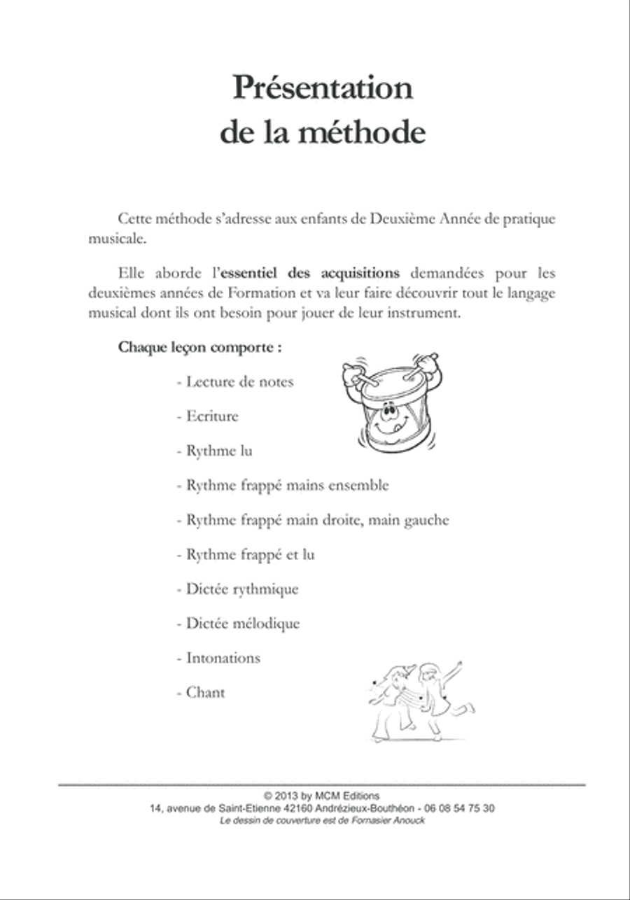 La Formation Musicale Tout Simplement Volume 2 School and Community scores gallery preview page 2