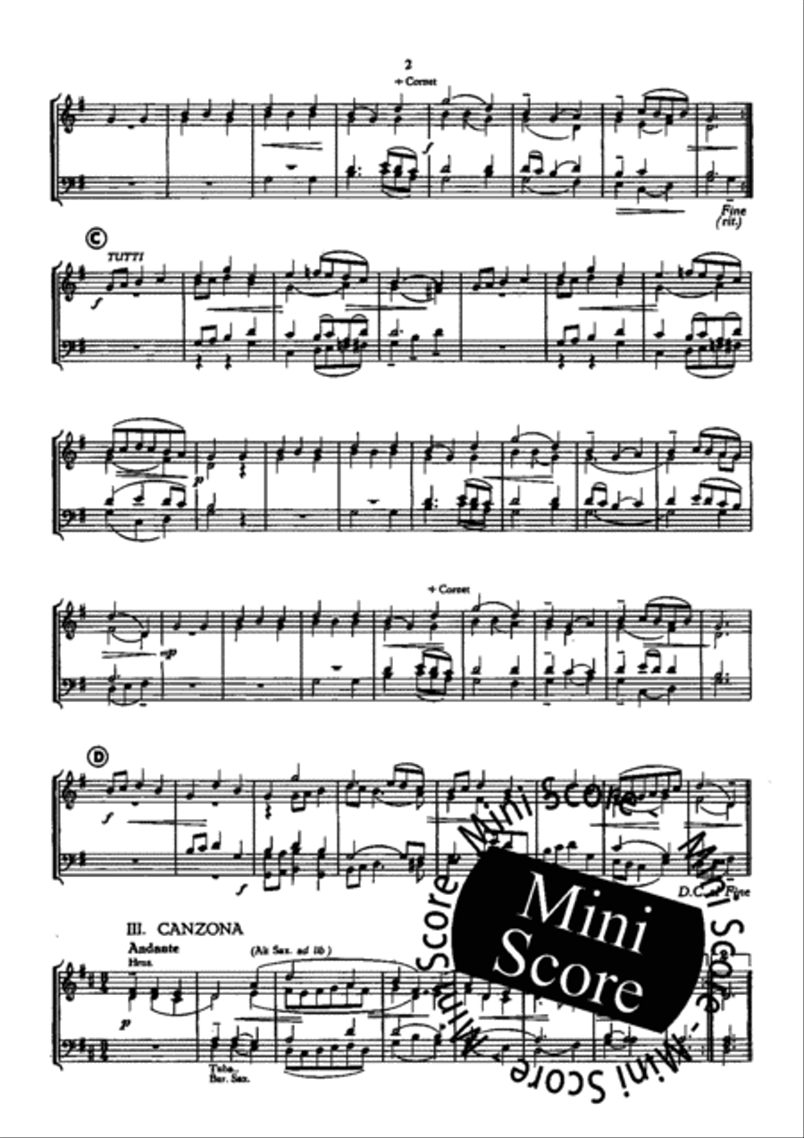 In Den Barock In Den Barock Fanfare Band scores gallery preview page 4