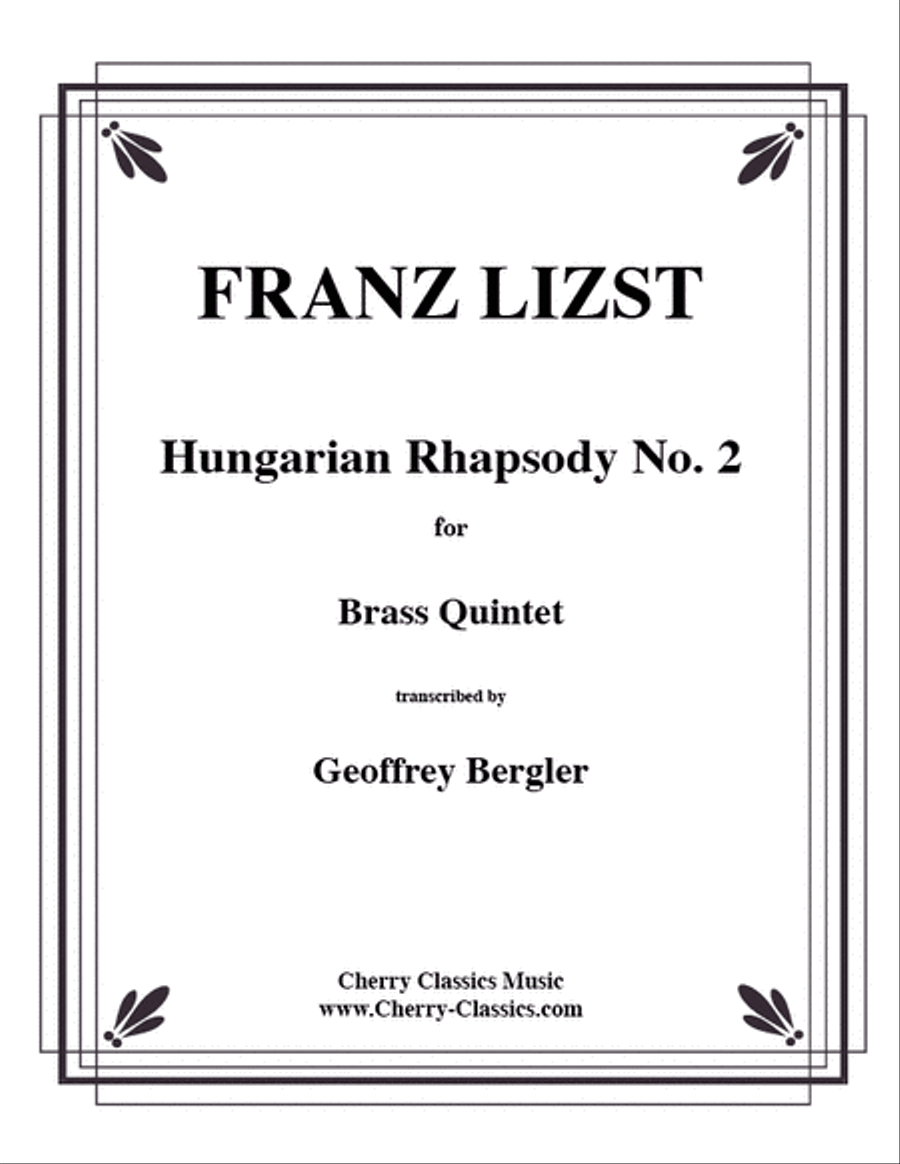 Hungarian Rhapsody No. 2 Brass Quintet scores gallery preview page 1