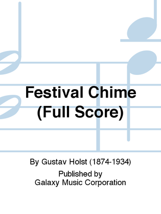 Three Festival Choruses: A Festival Chime (Additional Band Score)
