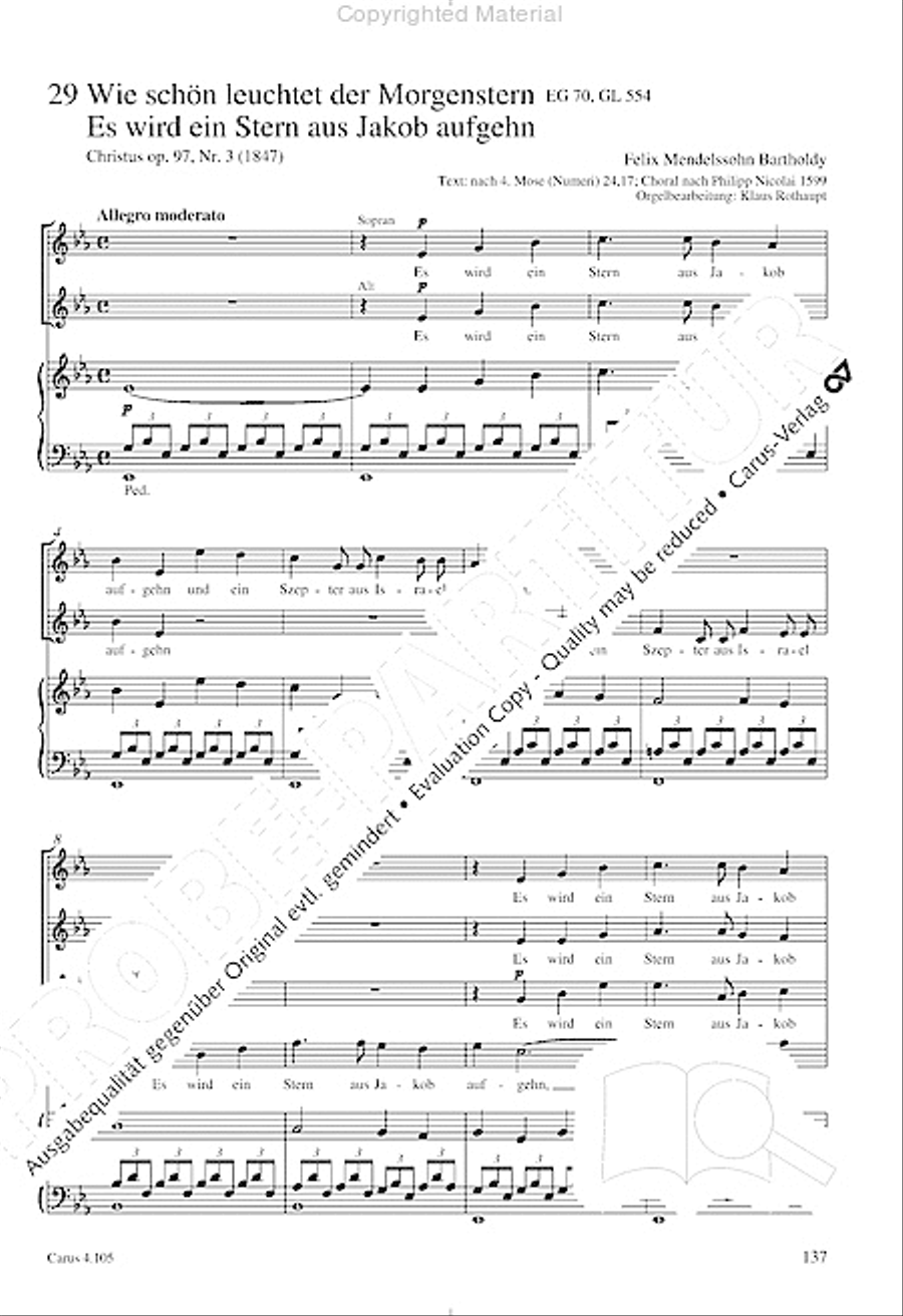 Choral collection Mendelssohn - editionchor Choir scores gallery preview page 138