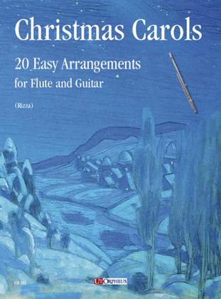 Book cover for Christmas Carols. 20 Easy Arrangements for Flute and Guitar