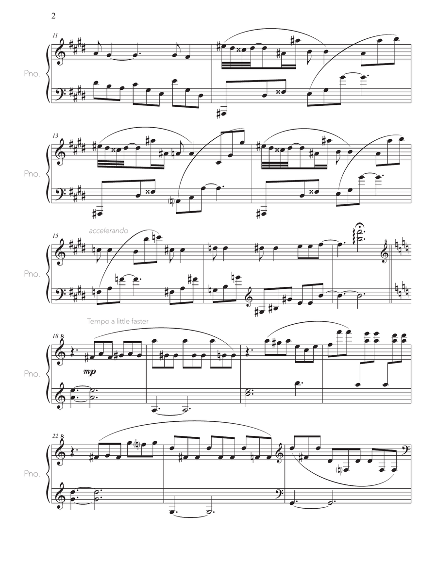 desires are already memories (from Invisible Cities) Piano Solo scores gallery preview page 2