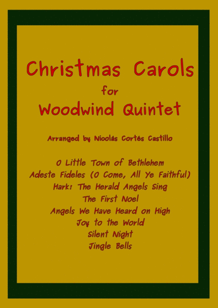 8 Christmas Carols for Woodwind Quintet image number null