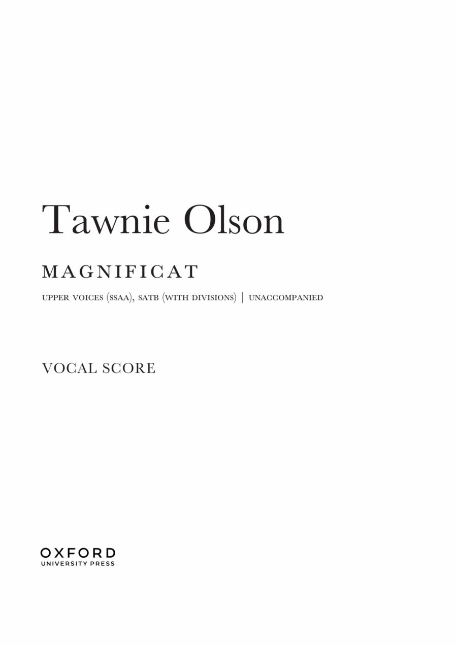 Book cover for Magnificat