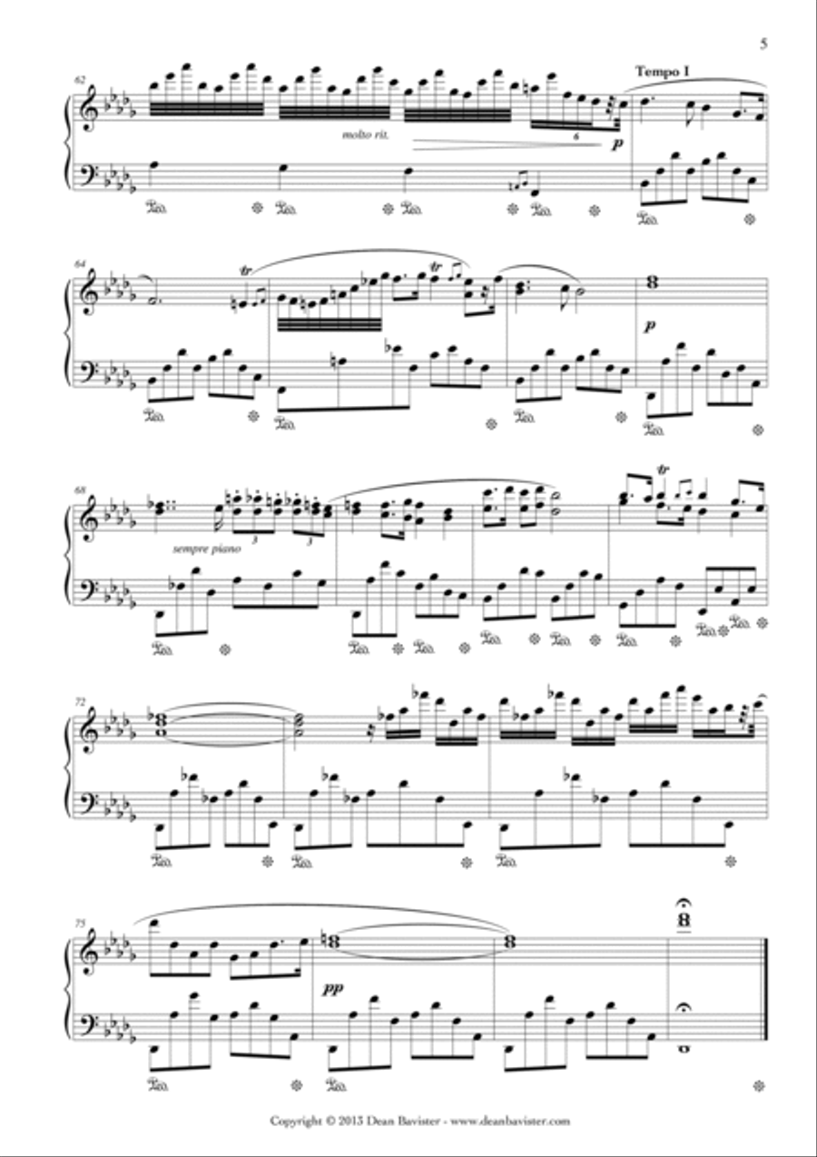 2 Nocturnes for Piano (Opus 8) Piano Solo scores gallery preview page 6