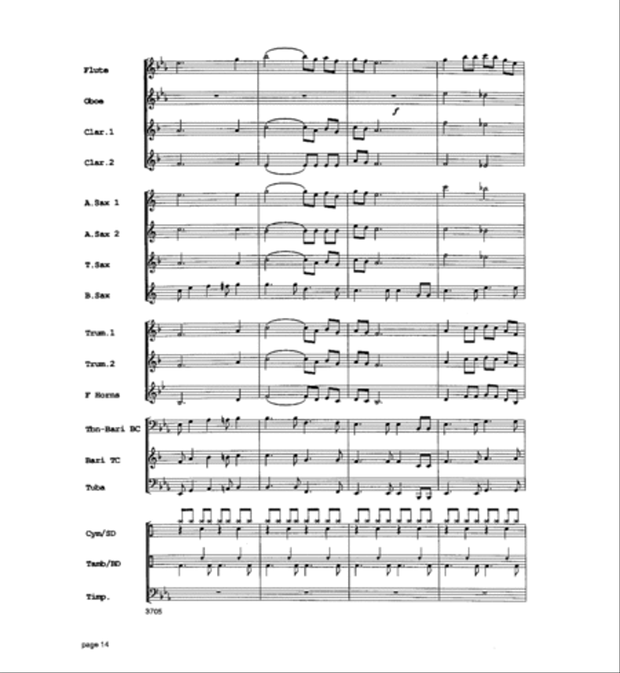 Joy To the World Joy To the World Concert Band scores gallery preview page 15