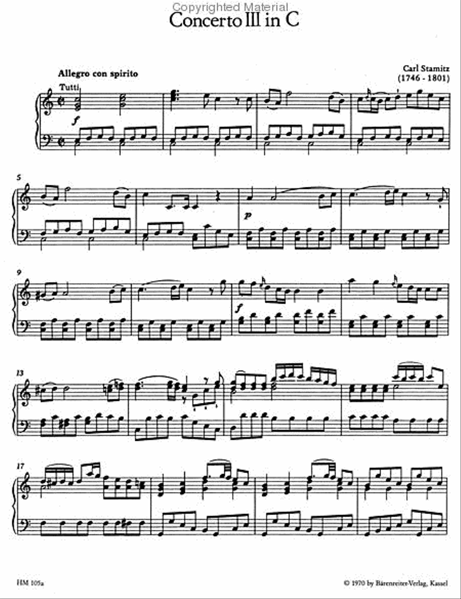 Violoncello-Konzert Nr.3 fur den Konig von Preussen C major Piano scores gallery preview page 2