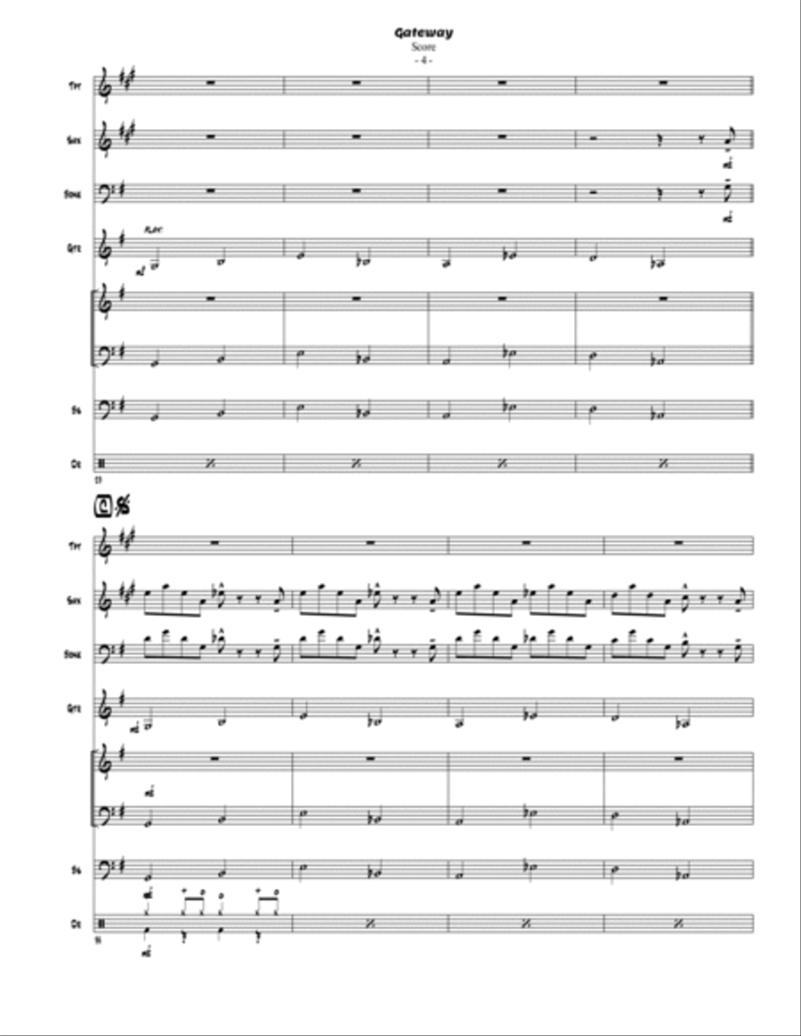 Gateway Jazz Ensemble scores gallery preview page 5