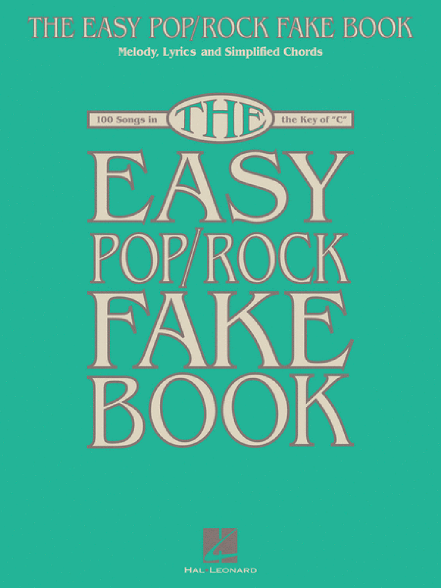 The Easy Pop/Rock Fake Book Piano scores gallery preview page 1