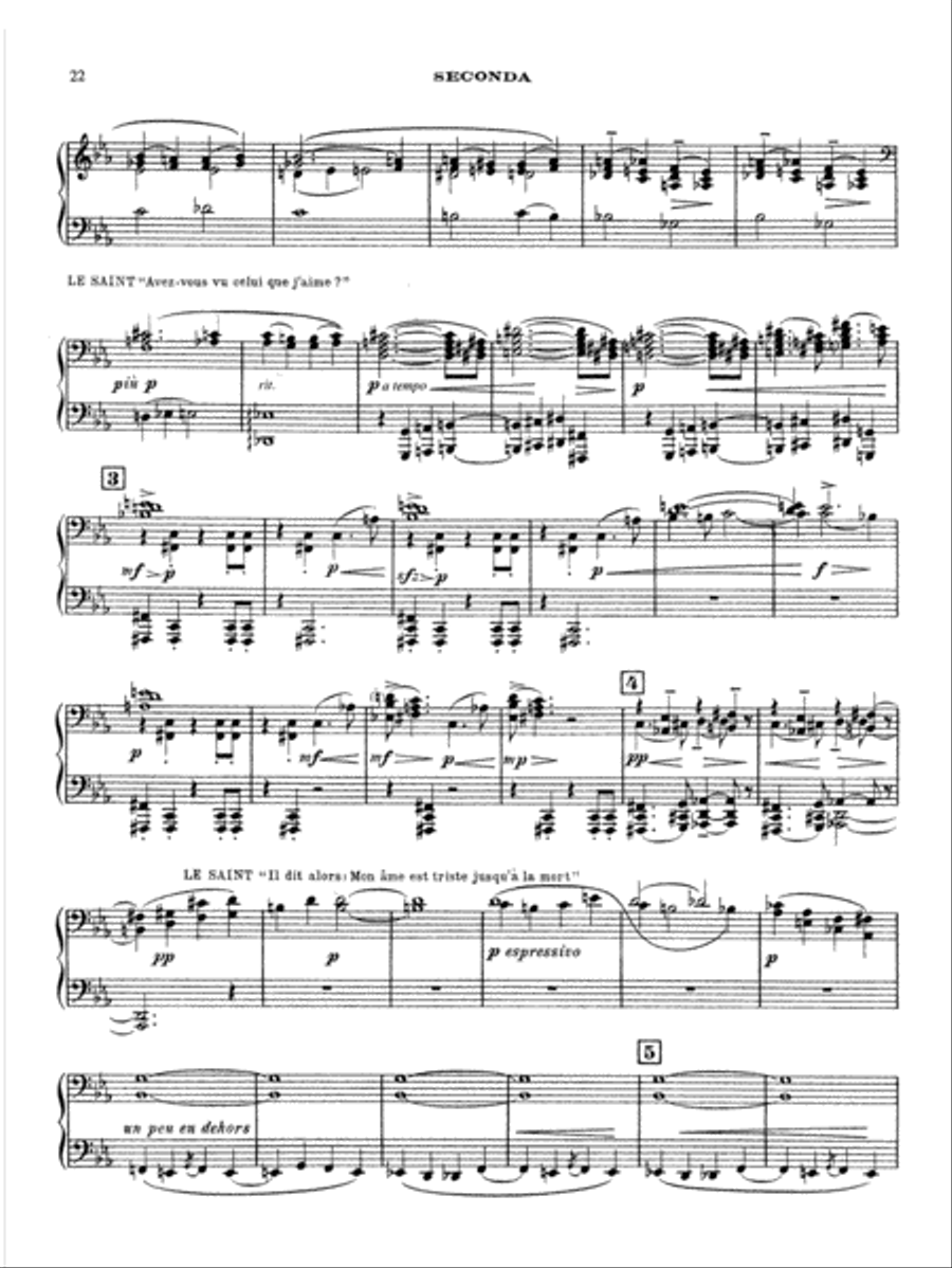 Debussy: Le Martyre de Saint Sébastien (Transcr. Roques) Piano Duet scores gallery preview page 3