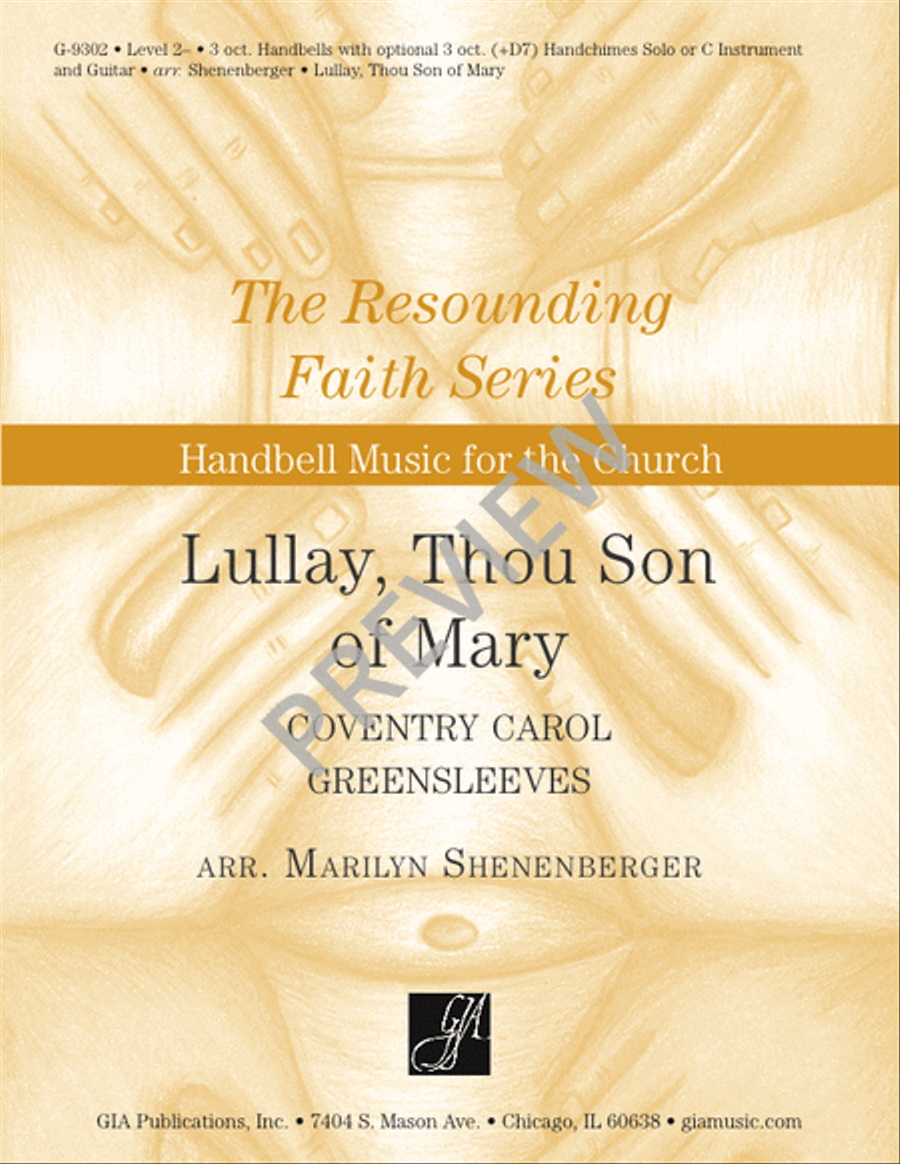 Lullay, Thou Son of Mary, 3 oct. edition - Handbells 3-Octaves scores gallery preview page 2