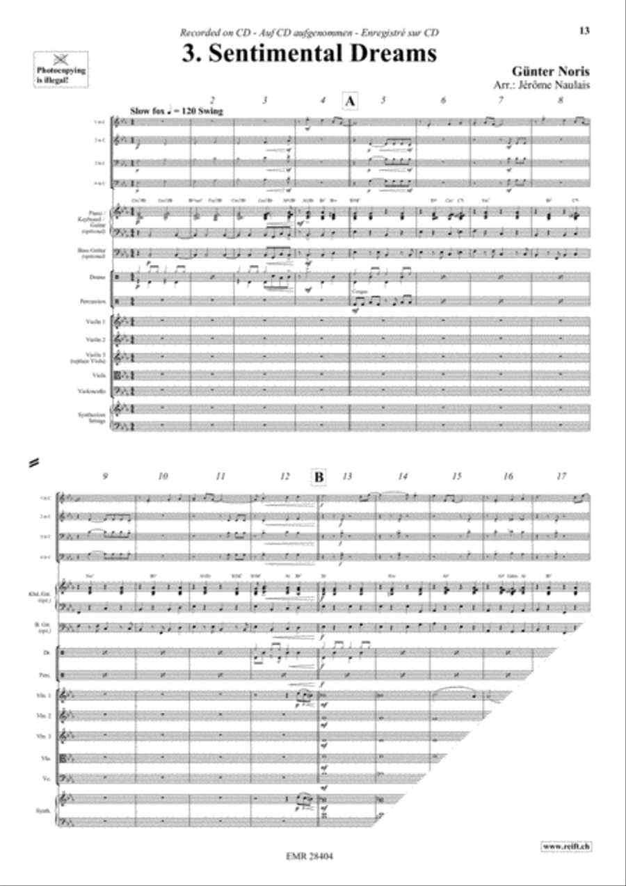 Let's Dance Volume 5 Brass Ensemble scores gallery preview page 5