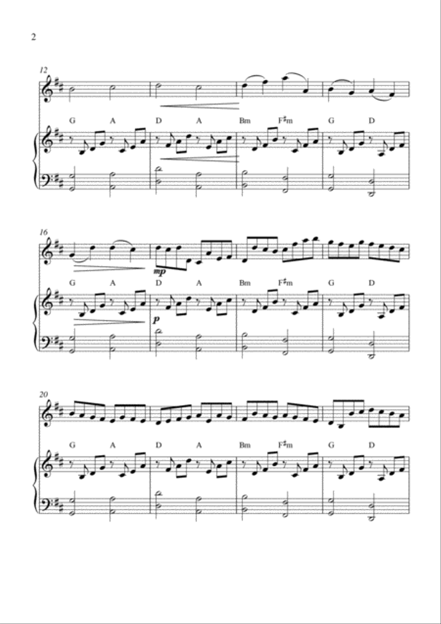 Canon in D Canon in D Violin Solo scores gallery preview page 2