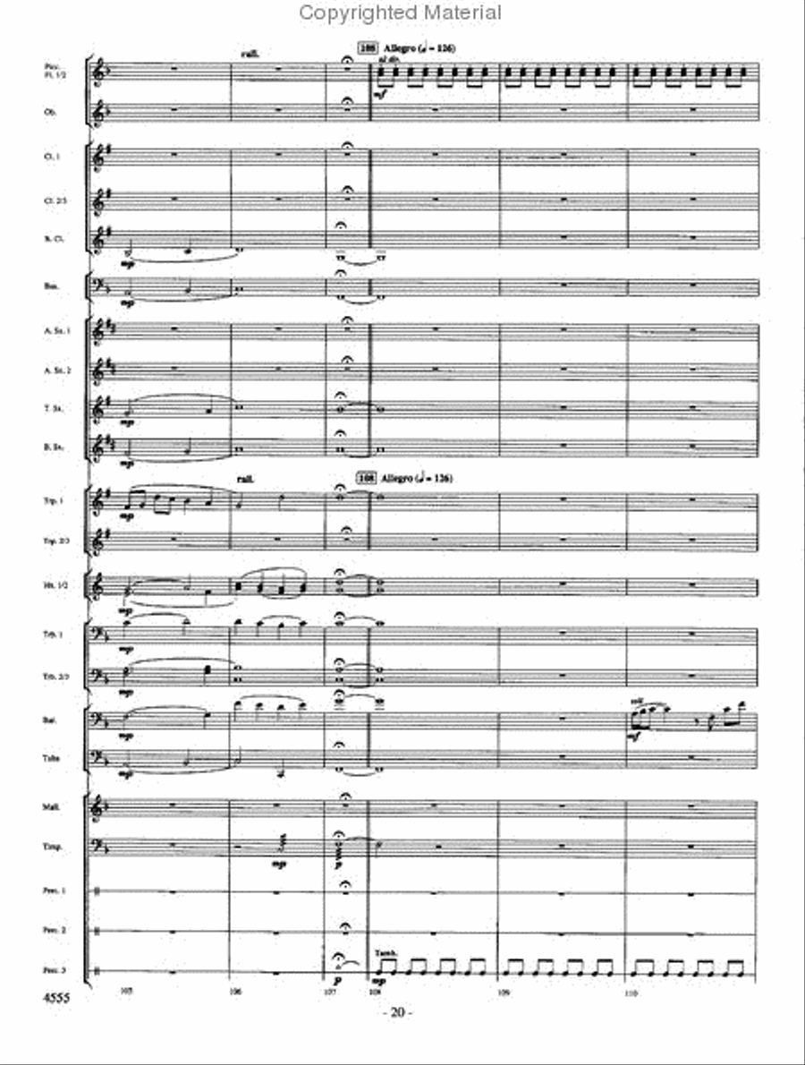 Beyond the Higher Skies Concert Band scores gallery preview page 19