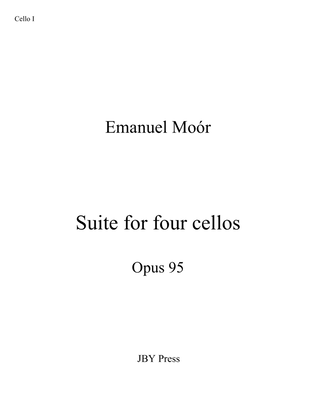Book cover for Suite for four cellos, opus 95