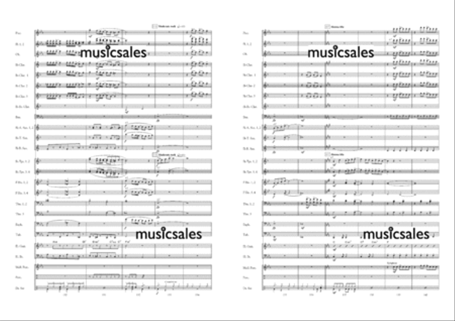 Abba Magic! Concert Band scores gallery preview page 13
