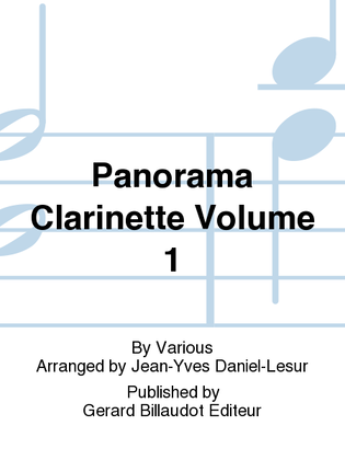 Panorama Clarinette Volume 1