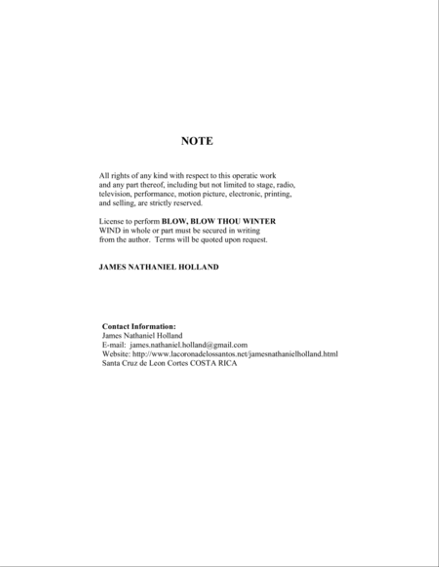Blow Blow Thou Winter Wind Jazz Version arranged for SA Chorus SA scores gallery preview page 3
