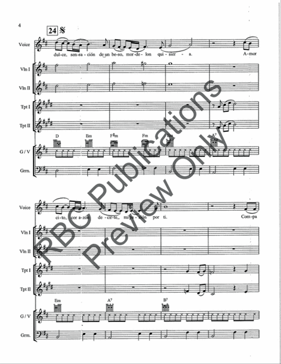 Amoecito Corazón (Score) Voice scores gallery preview page 6