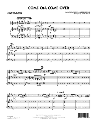 Book cover for Jazz Combo Pak #40 (Jaco Pastorius) - Piano/Conductor Score