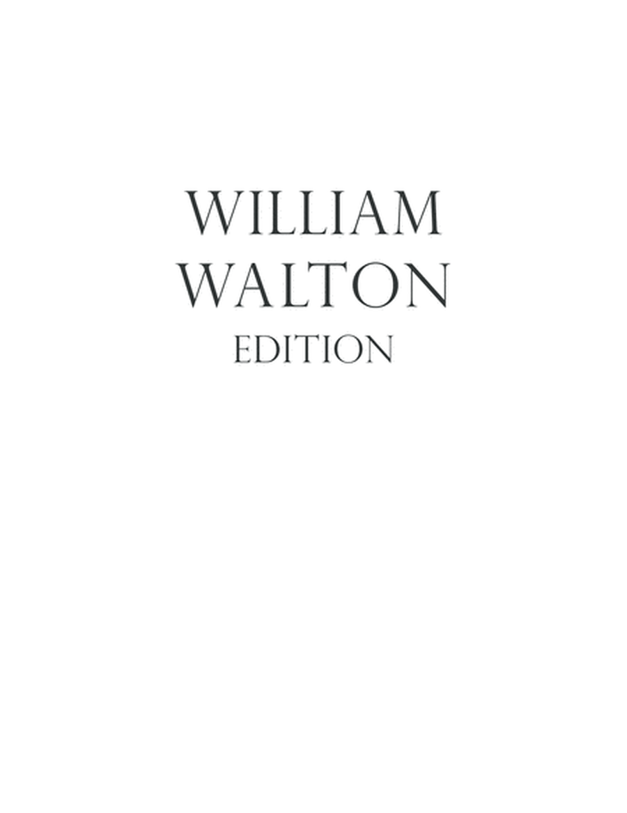 William Walton: A Catalogue