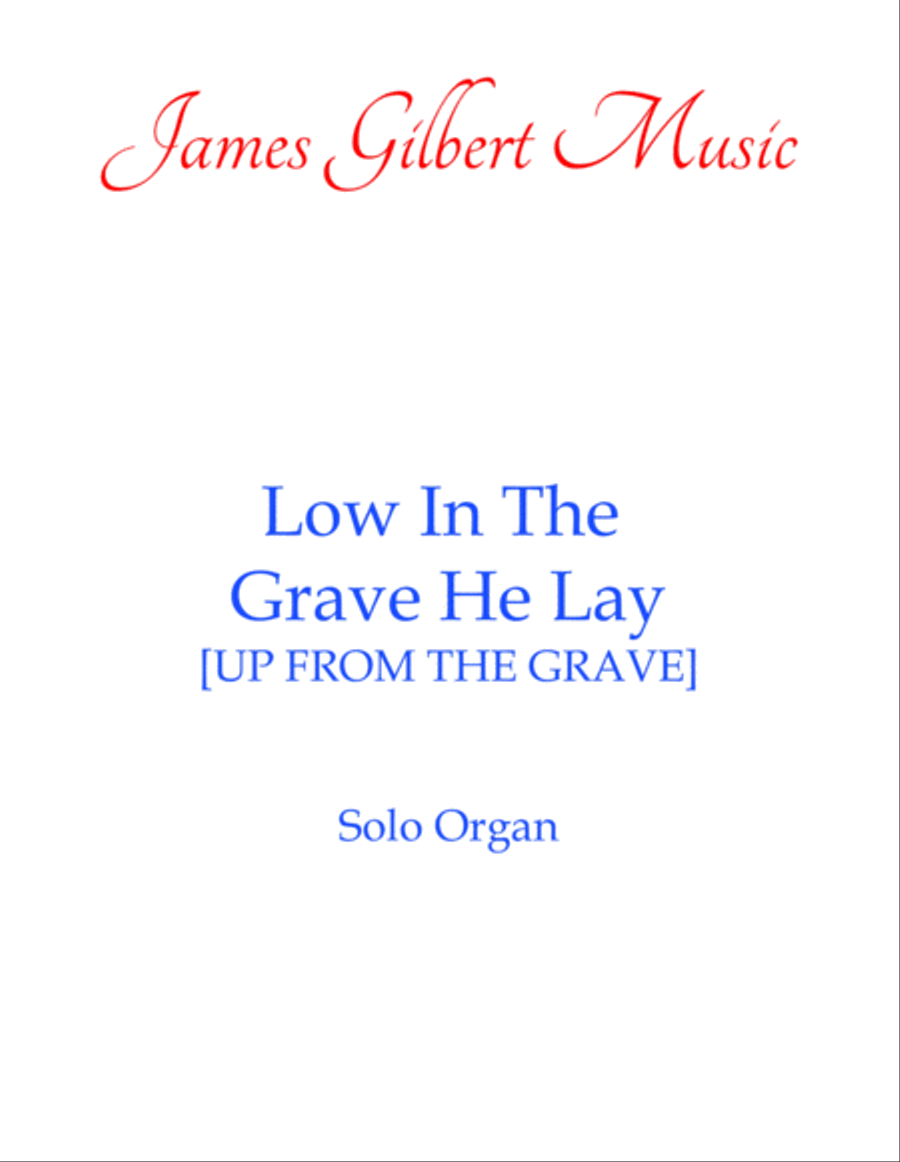 Low In The Grave He Lay Organ Solo scores gallery preview page 1