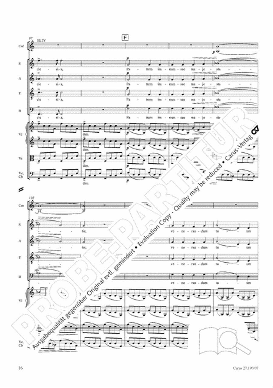 Te Deum 4-Part scores gallery preview page 24