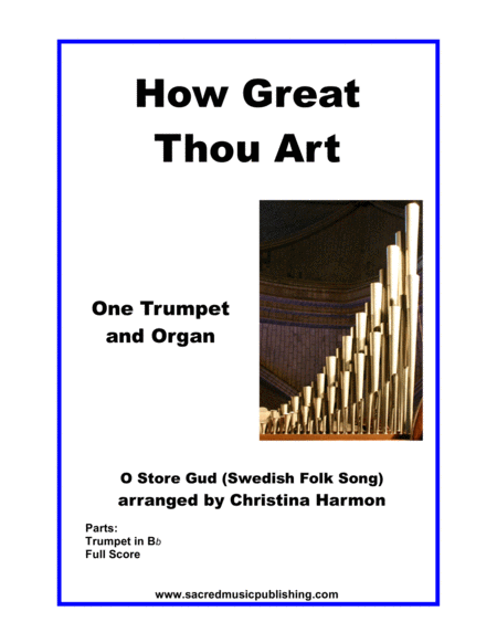 How Great Thou Art – One Trumpet and Organ image number null