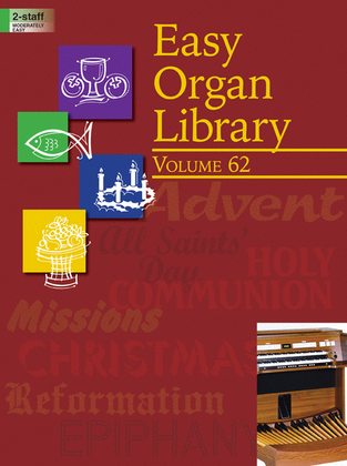 Book cover for Easy Organ Library, Vol. 62