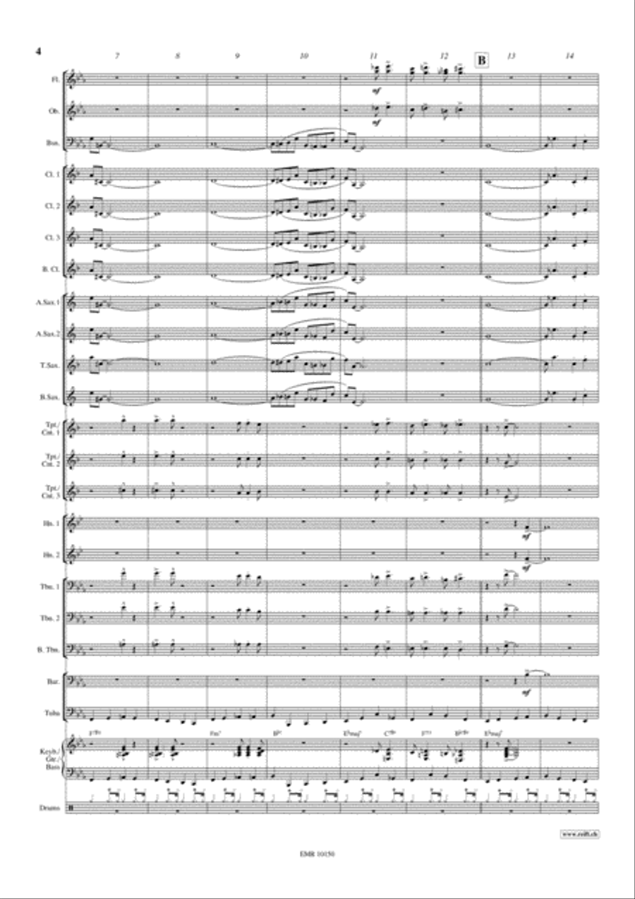 Take The A Train Concert Band scores gallery preview page 5