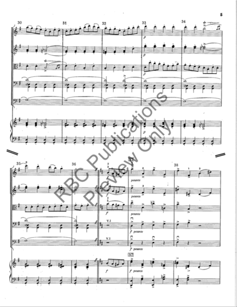 Gavotte String Orchestra scores gallery preview page 6