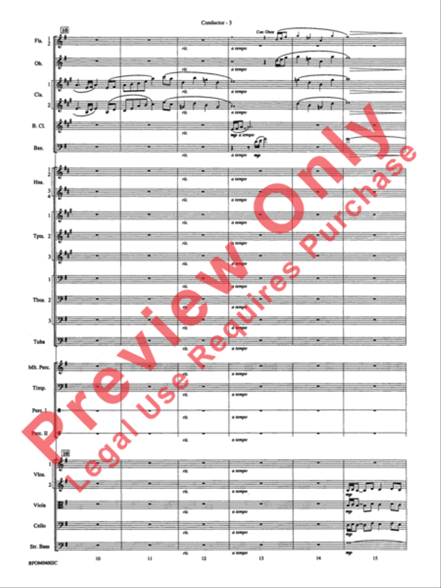 Prairiesong Full Orchestra scores gallery preview page 6