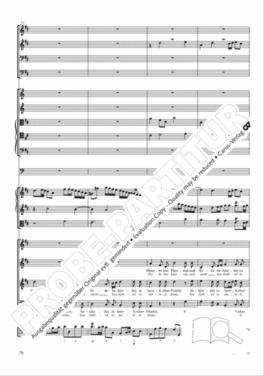 The Creation (Die Schopfung) 4-Part scores gallery preview page 98