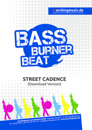 Book cover for BASS BURNER BEAT Street Cadence