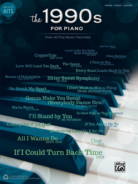 Greatest Hits -- The 1990s for Piano
