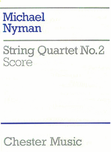 Michael Nyman: String Quartet No. 2 Score