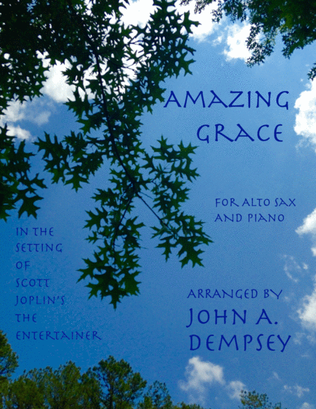 Book cover for Amazing Grace / The Entertainer (Alto Sax and Piano)