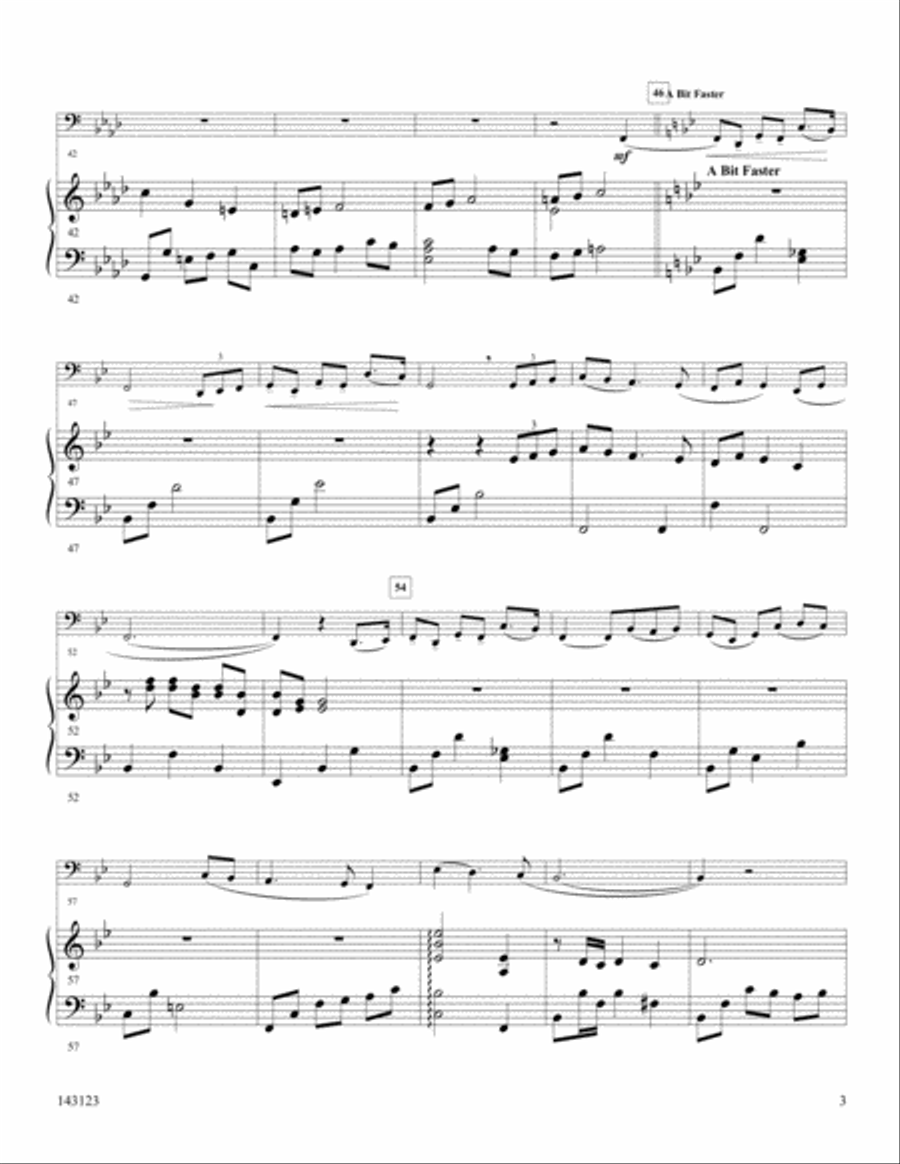 The Old Rugged Cross Tuba scores gallery preview page 3