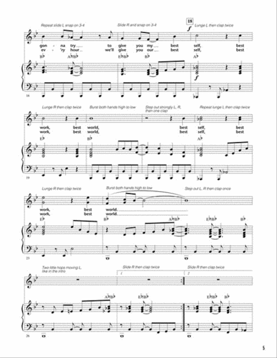 Best Self, Best Work, Best World Choir scores gallery preview page 4