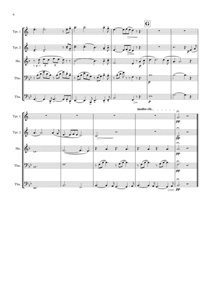 Hallelujah by Leonard Cohen Brass Ensemble - Digital Sheet Music