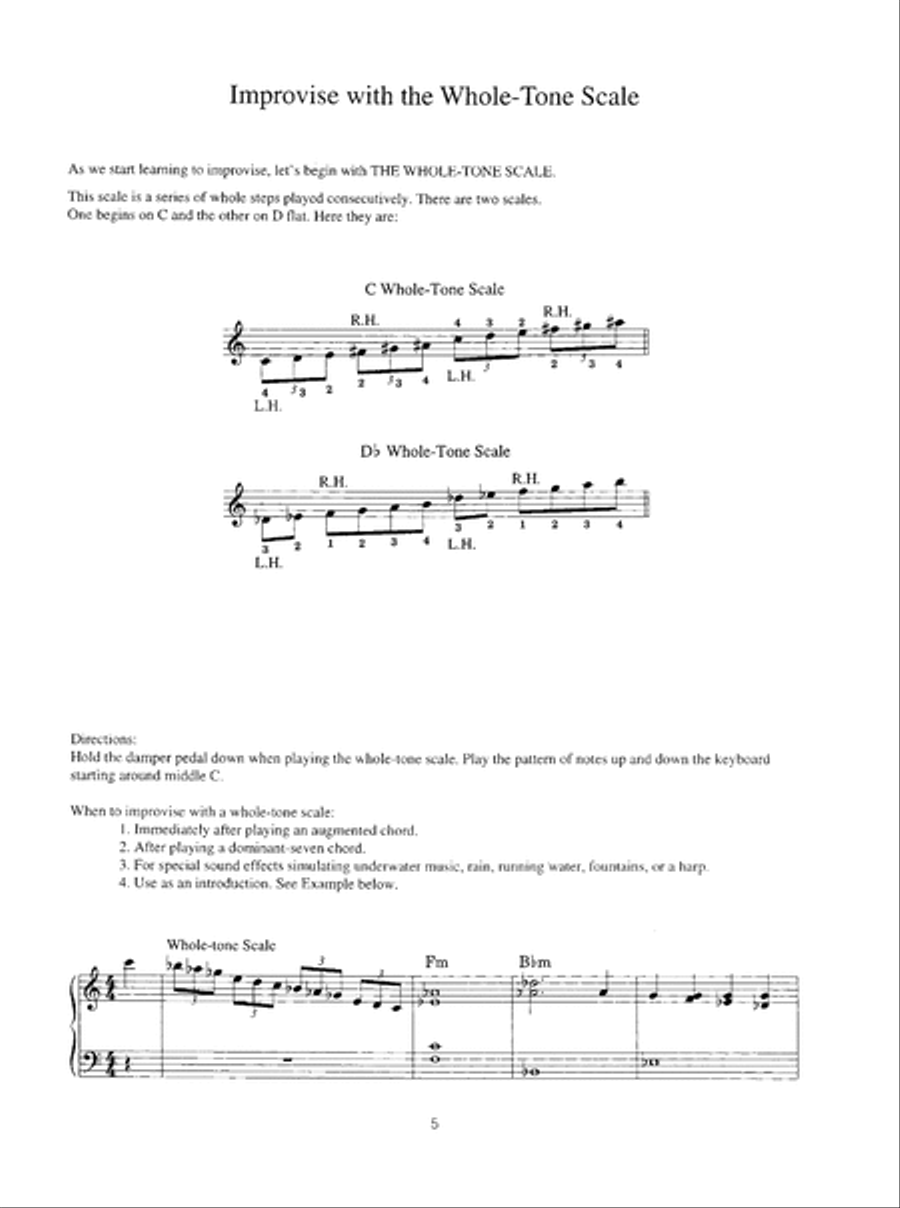Complete Improvisation, Fills & Chord Progressions Book Piano Method scores gallery preview page 11