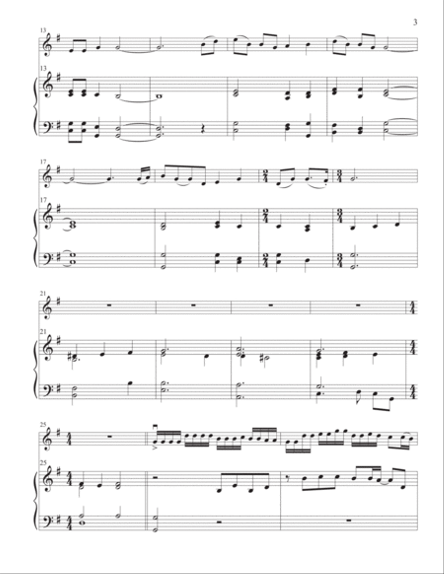 Little Women Theme Violin Solo scores gallery preview page 3
