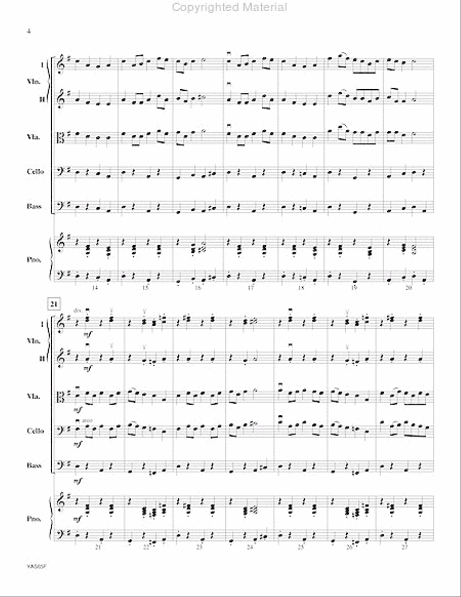 Fiddle Somethin' String Orchestra scores gallery preview page 5